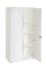 SP2FD18 Rapid Vibe Storage Cupboard. 900 W X 450 D X 1800 H. 2 Doors. Locks. 4 Shelves